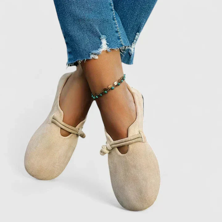 Women's Flat Slip-On Loafers Rounded Toe
