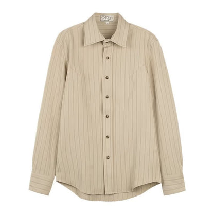 Men's Long Sleeve Button Up Dress Shirt