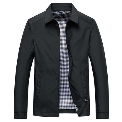 Men's Insulated Winter Jacket Waterproof Windproof Black - Fashinoza