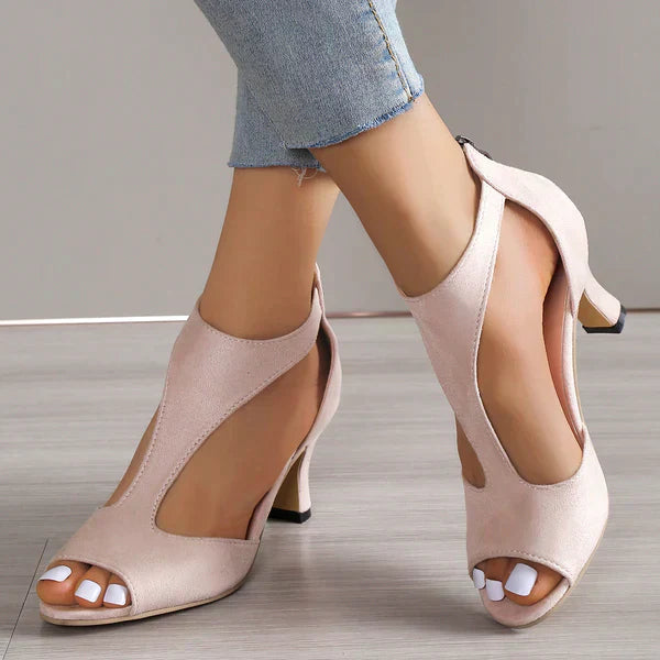 Women's Orthopedic Low Heel Sandals - Fashinoza