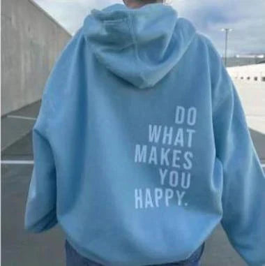 Women's Motivational Hoodie Inspirational Print