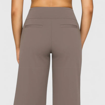 Hazel | Womens High Waist Wide Leg Pants