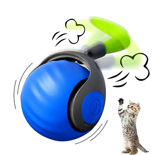 Interactive Cat Rolling Ball Toy - Fashinoza