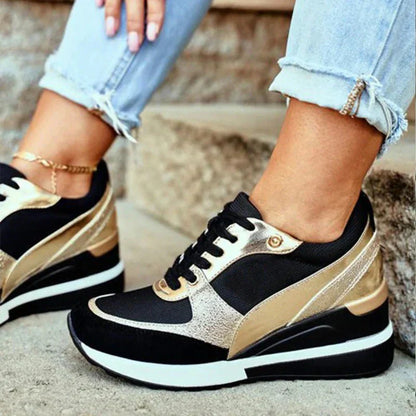 Women's Lightweight Knit Sneakers Arch Support Memory Foam