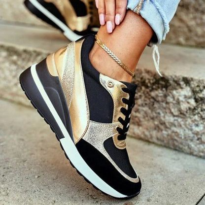 Women's Lightweight Knit Sneakers Arch Support Memory Foam