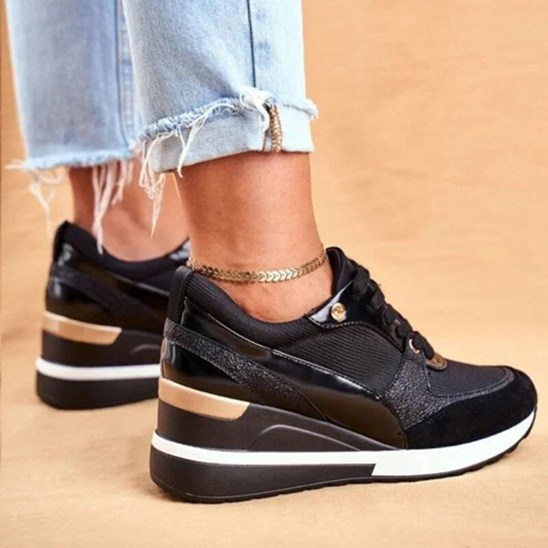 Women's Lightweight Knit Sneakers Arch Support Memory Foam