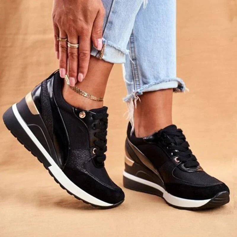 Women's Lightweight Knit Sneakers Arch Support Memory Foam