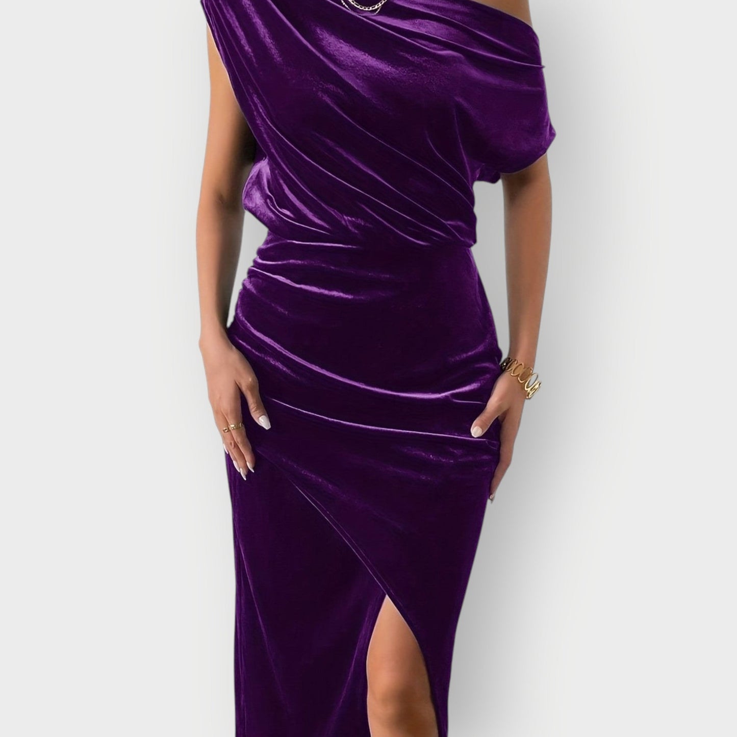 Women's Off Shoulder Midi Dress