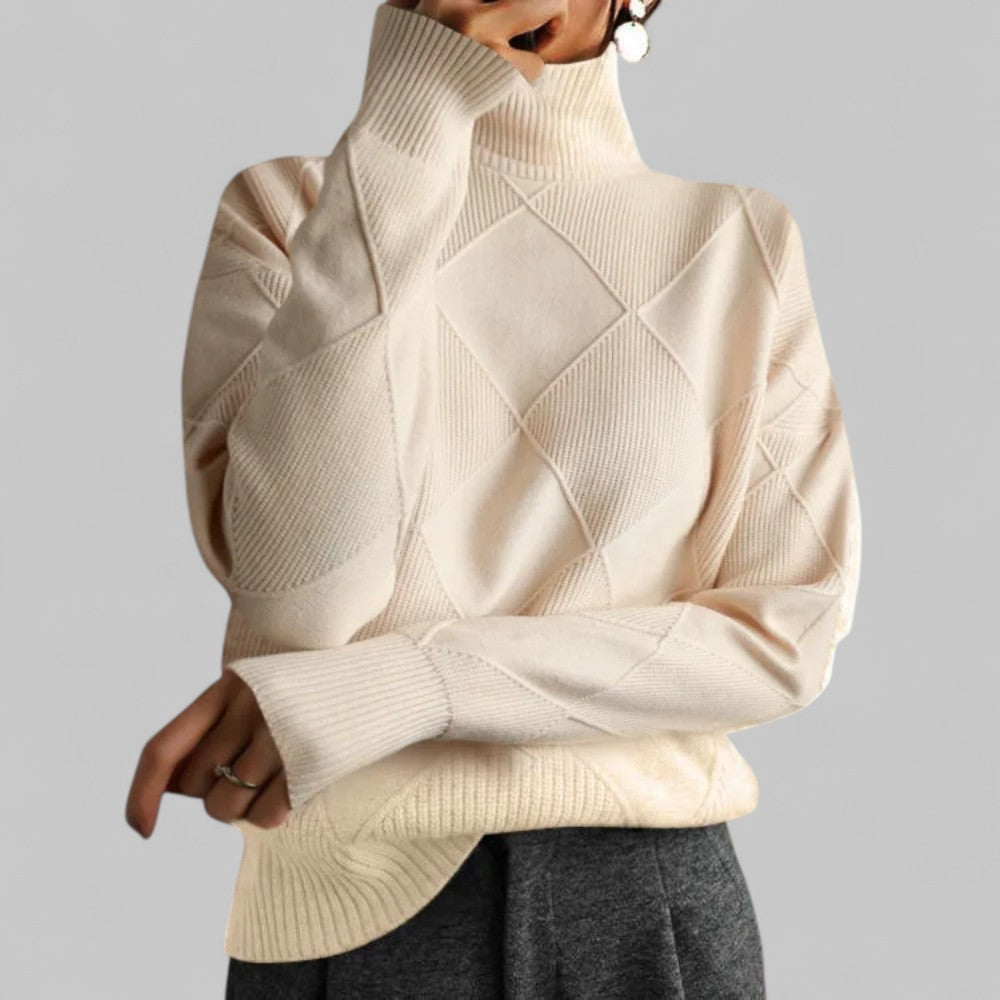 Audrey | Women’s Winter Turtleneck Long Sleeve Sweater