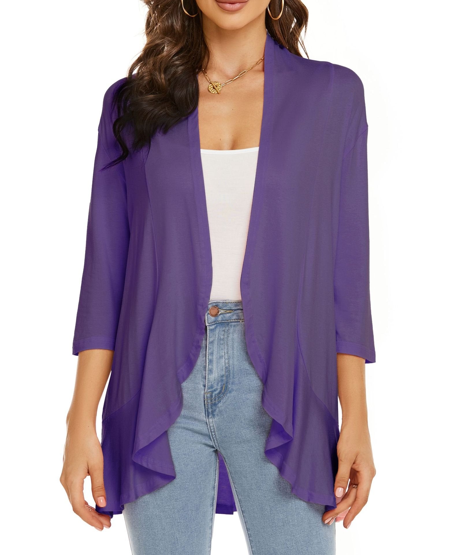 Bella Women's Open Front Cardigan - Fashinoza