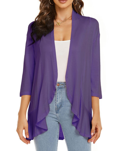Bella Women's Open Front Cardigan - Fashinoza