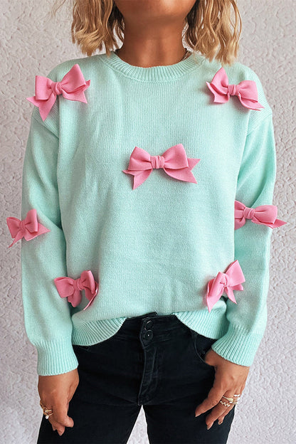 Image of Beverly | Women's Crewneck Bow Sweater