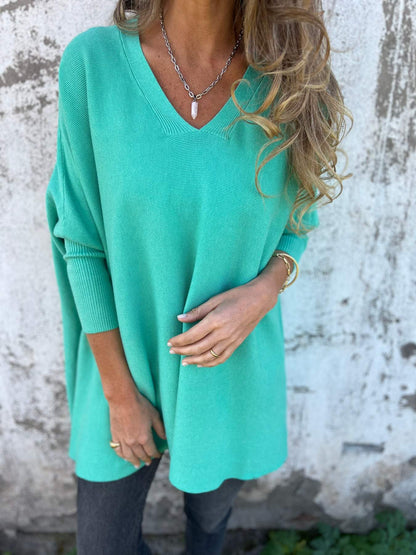 Charlotte | Women’s Summer V Neck Tunic Top