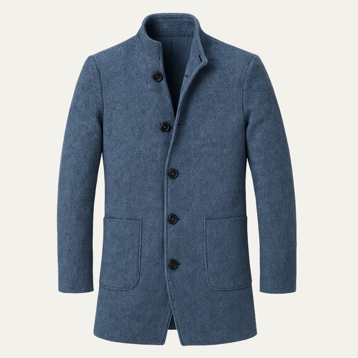 Men's Plaid Winter Jacket Long Check - Fashinoza