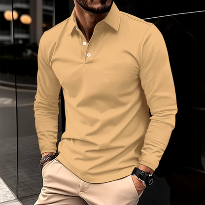 Levi | Men Spring Long Sleeve Polo Top
