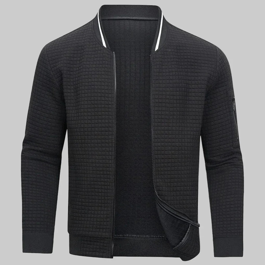 Men's Relaxed Fit Half-Zip Sweater - Fashinoza