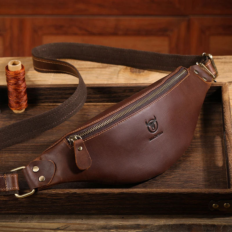 Vettore Retro Leather Belt Bag Caliboot