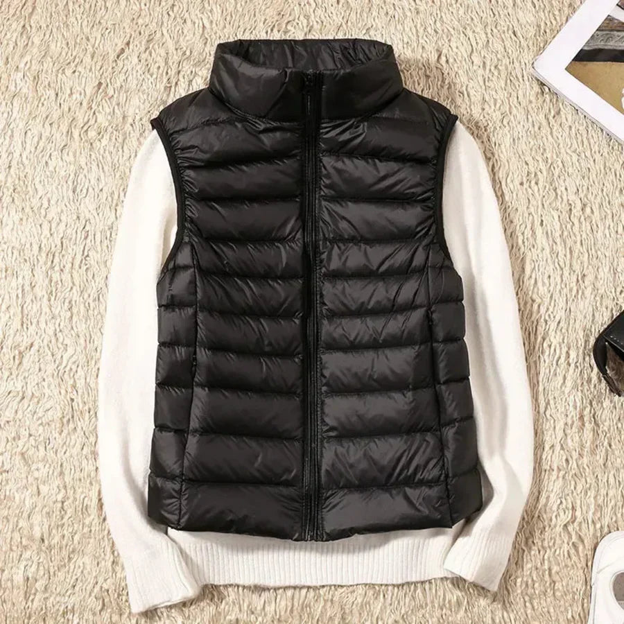 Women's Windproof Body Warmer Zip Up