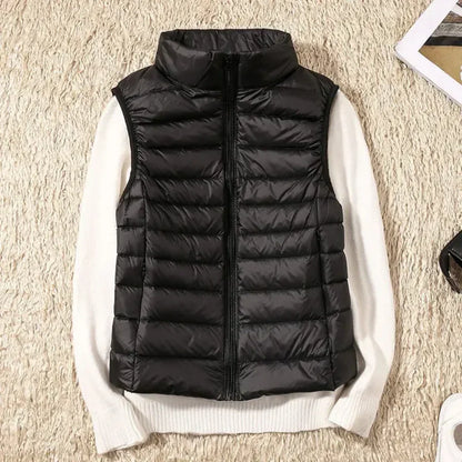 Women's Windproof Body Warmer Zip Up