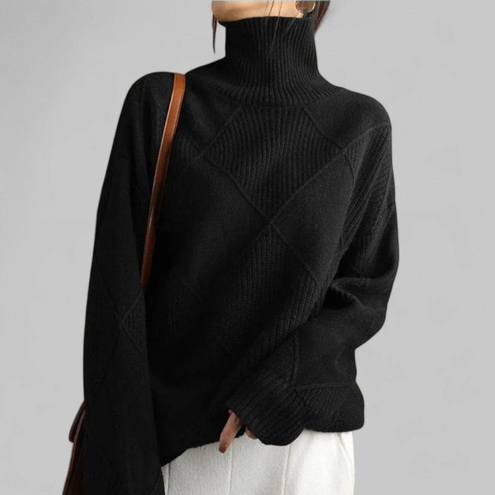 Audrey | Women’s Winter Turtleneck Long Sleeve Sweater