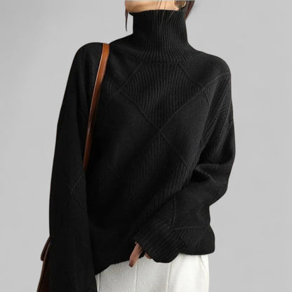 Audrey | Women’s Winter Turtleneck Long Sleeve Sweater