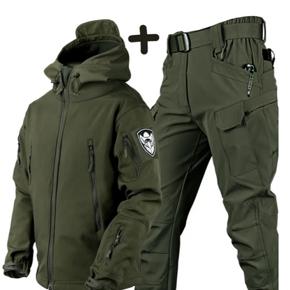 Men's Hooded Activewear Set - Fashinoza