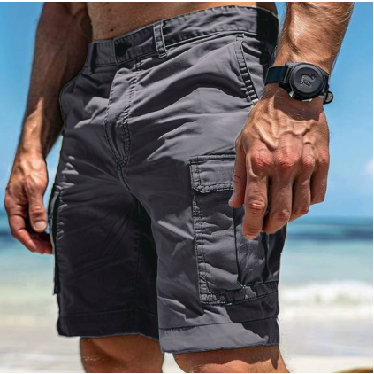 Men's Relaxed Fit Cargo Shorts - Fashinoza