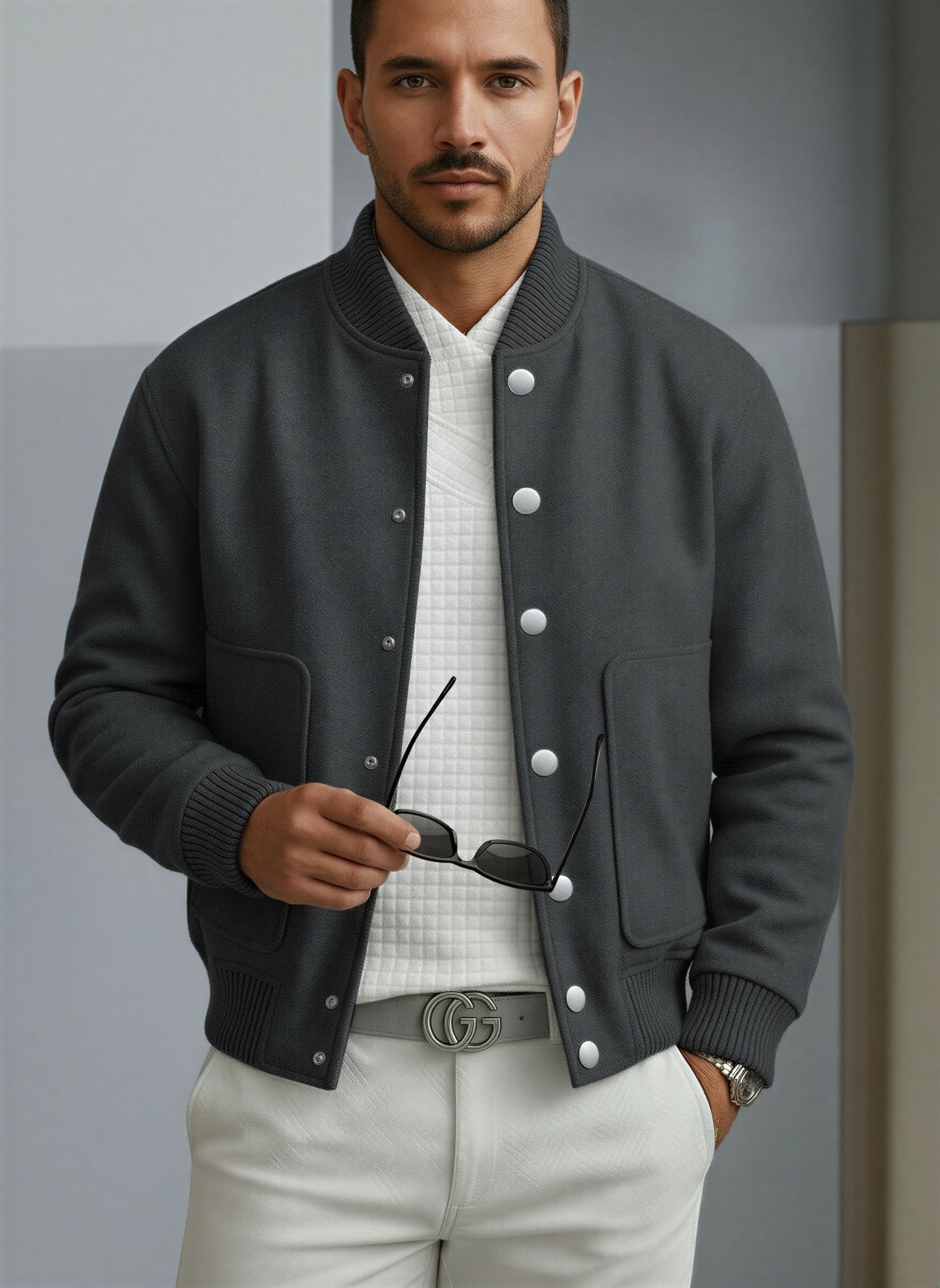 Men's Bomber Jacket Blake - Fashinoza