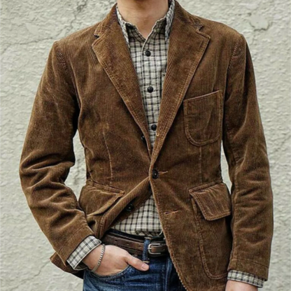 Men's Classic Vintage Blazer Modern Style