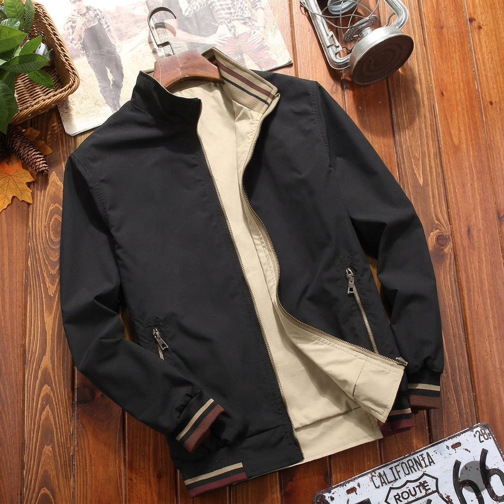 Breezeguard Men's Cotton Bomber Jacket - Fashinoza