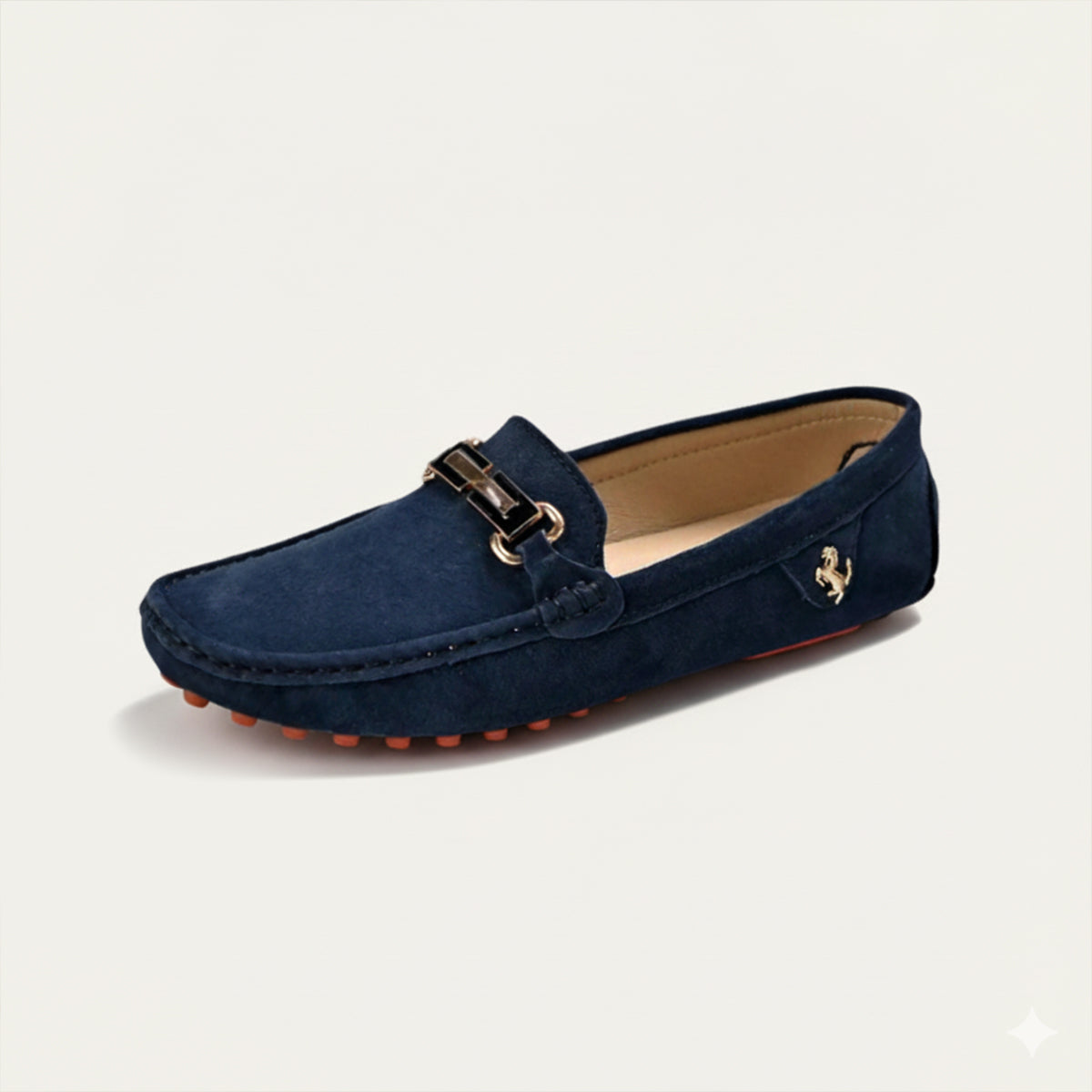 Alderley Men's Suede Loafers Smart Shoes Brown