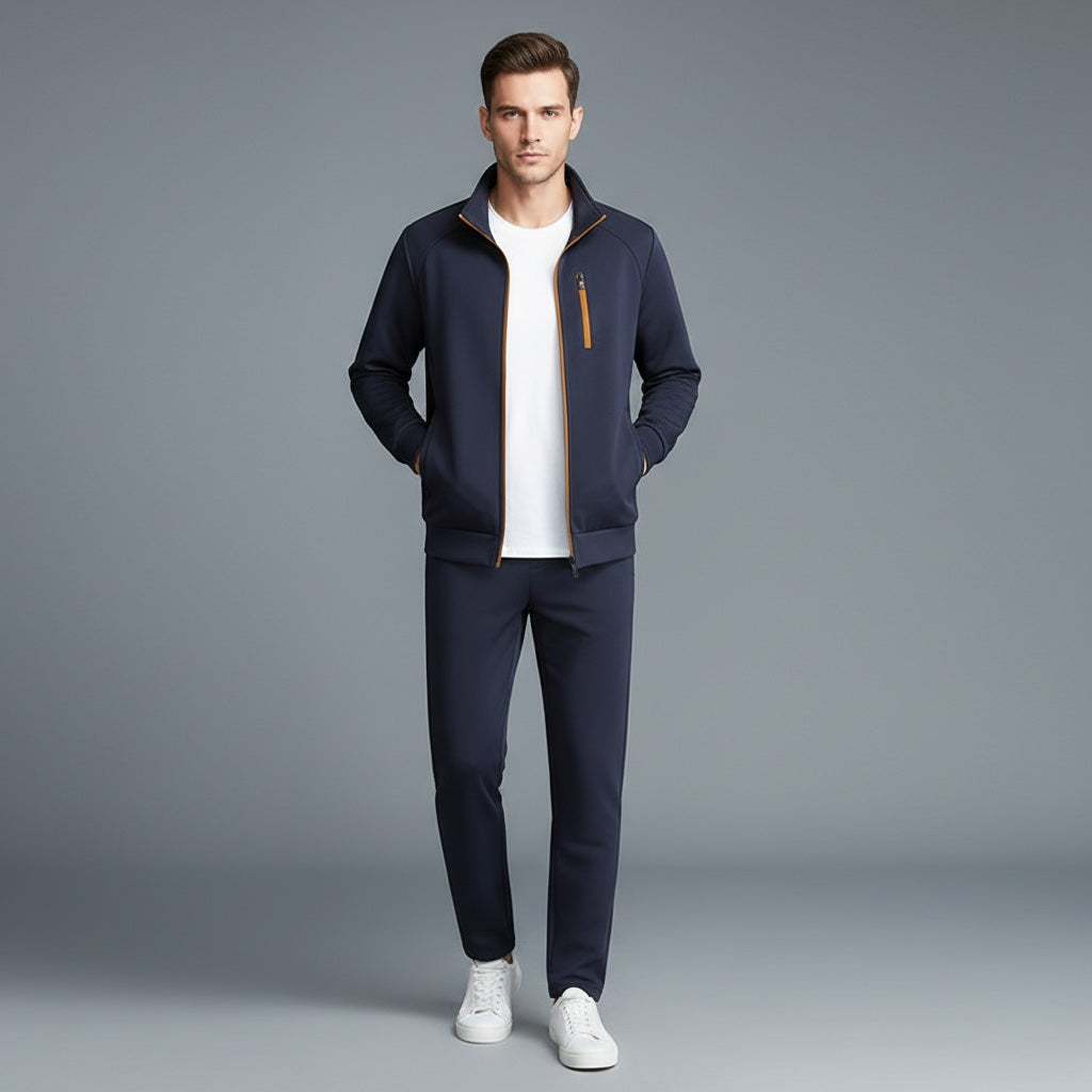 Men's Full Zip Tracksuit Set - 
Fashinoza