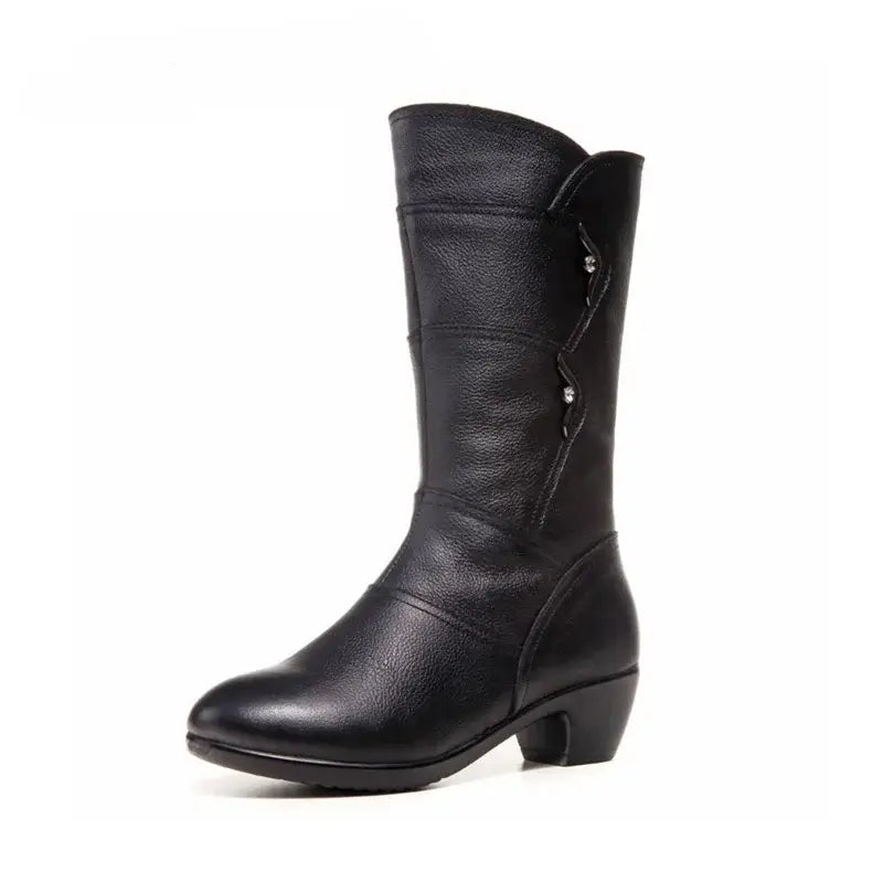 Women's Knee High Side Zip Boots
