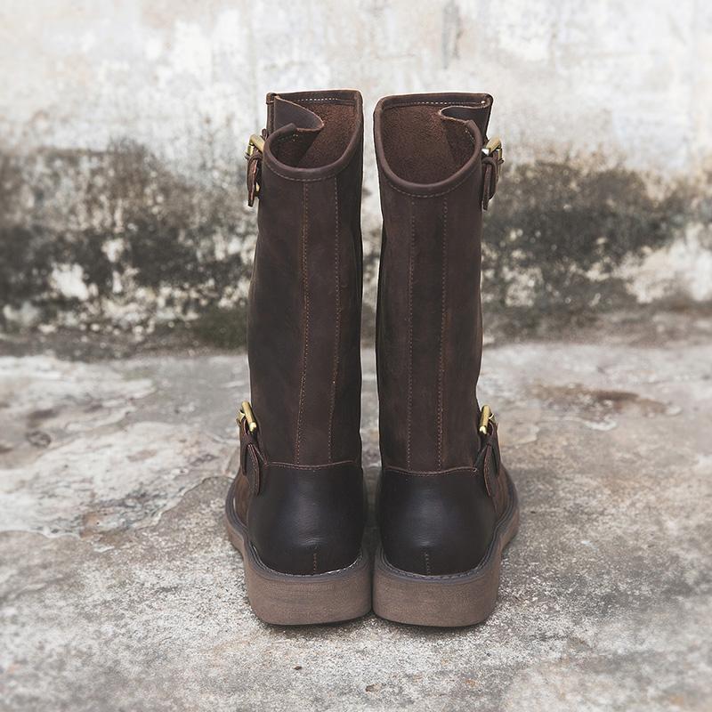 Women's Buckle Boots Comfortable Bold Style