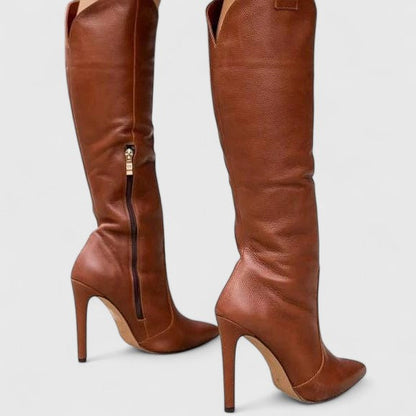 Grace | Women Spring Pointed Toe Knee Boots