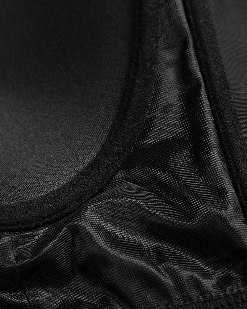 Women's Longline Push-Up Bra Built-In Shapewear