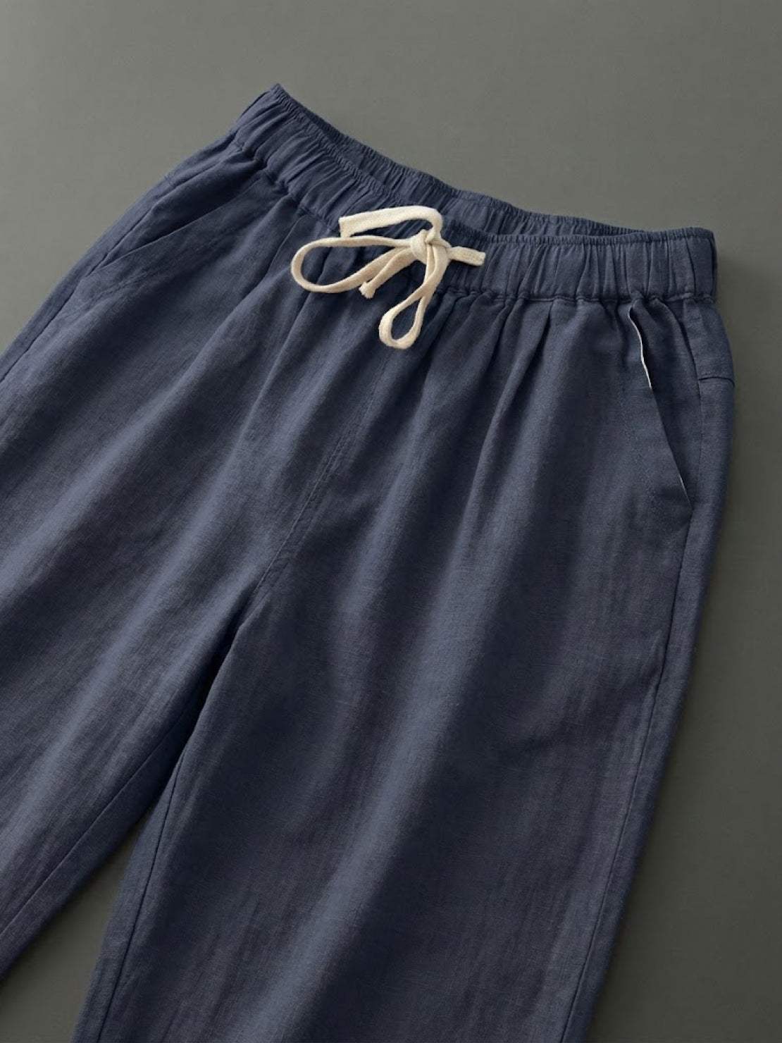 Women's Straight Leg Drawstring Pants Casual Cotton