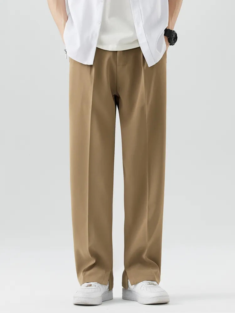 Brent Men's Wide Leg Chino Pants - Fashinoza