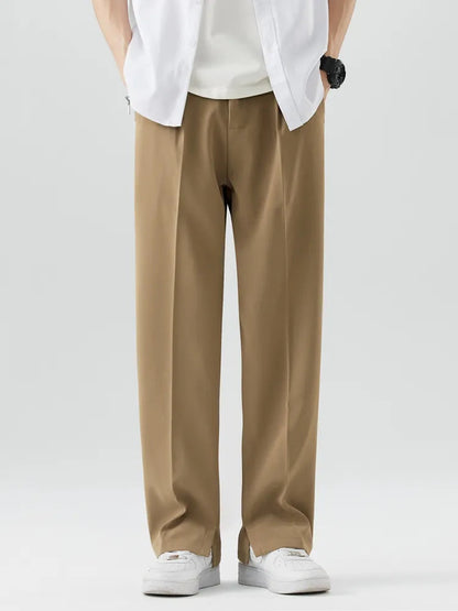 Brent Men's Wide Leg Chino Pants - Fashinoza