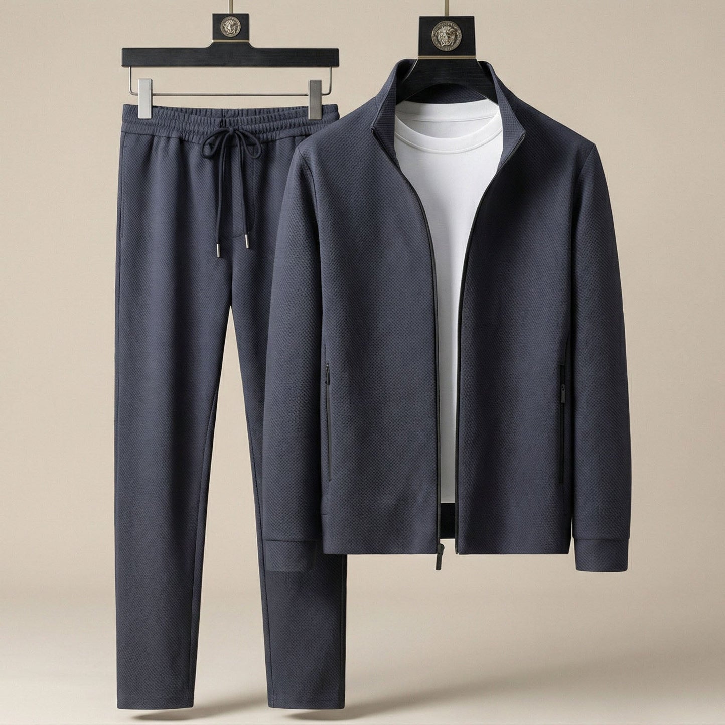Men's Zip Up Tracksuit Set - Fashinoza