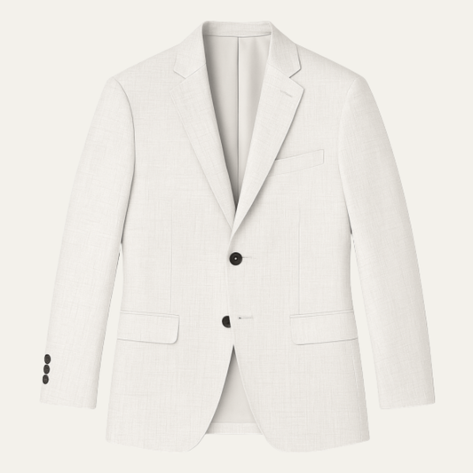 Men's Slim Fit Cotton Blazer - Fashinoza