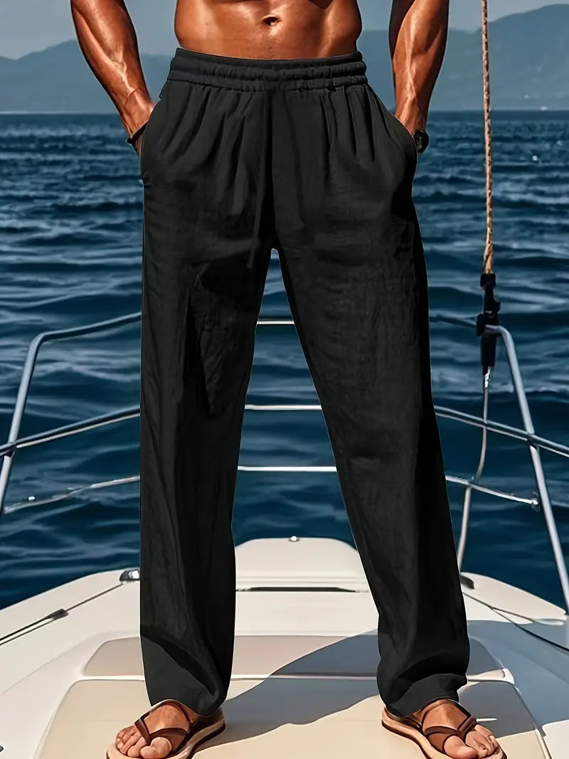 Image of Bruce | Men's Drawstring Loose Fit Pants