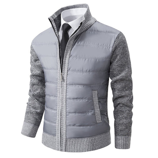 Men's Padded Full Zip Jacket - Fashinoza