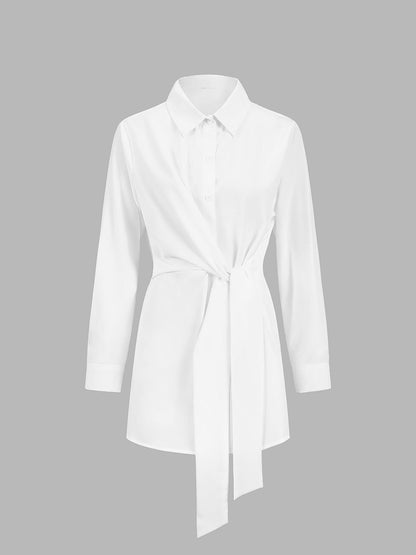 Women's Long Sleeve Button Down Shirt Cotton