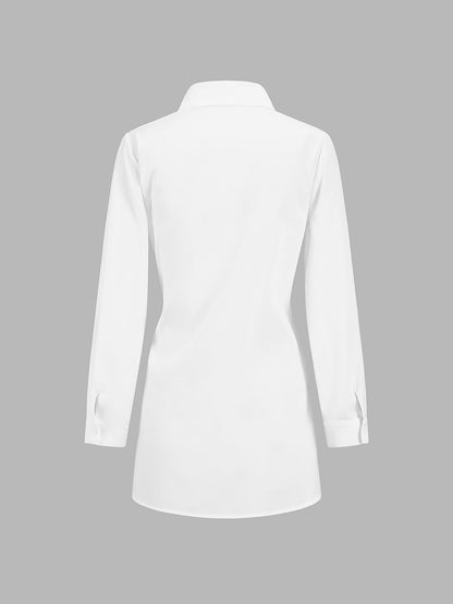 Women's Long Sleeve Button Down Shirt Cotton