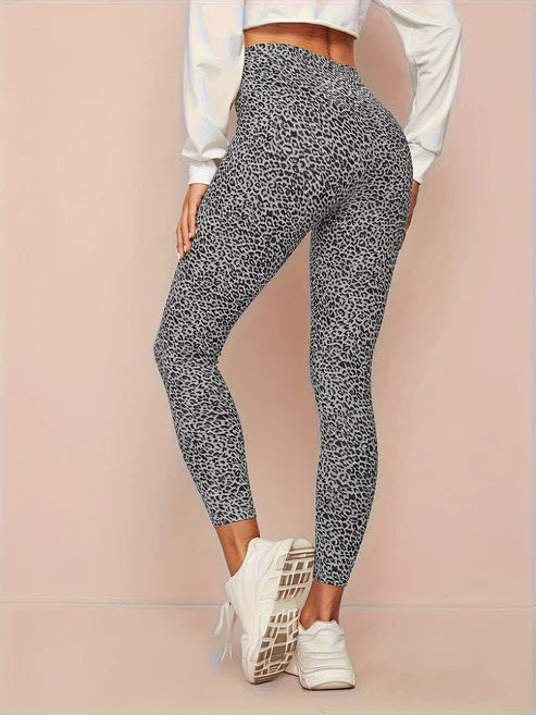 Women's Leopard High-Waist Leggings