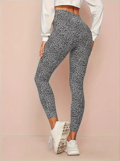 Women's Leopard High-Waist Leggings