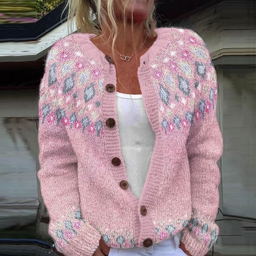 Women's Loose Fit Cardigan - Fashinoza