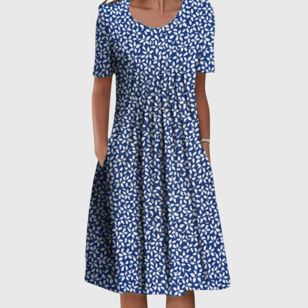 Sleeveless Textured Midi Dress for Elegant Everyday Wear