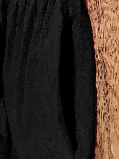 Women's Midi Dress Short Sleeves Side Pockets